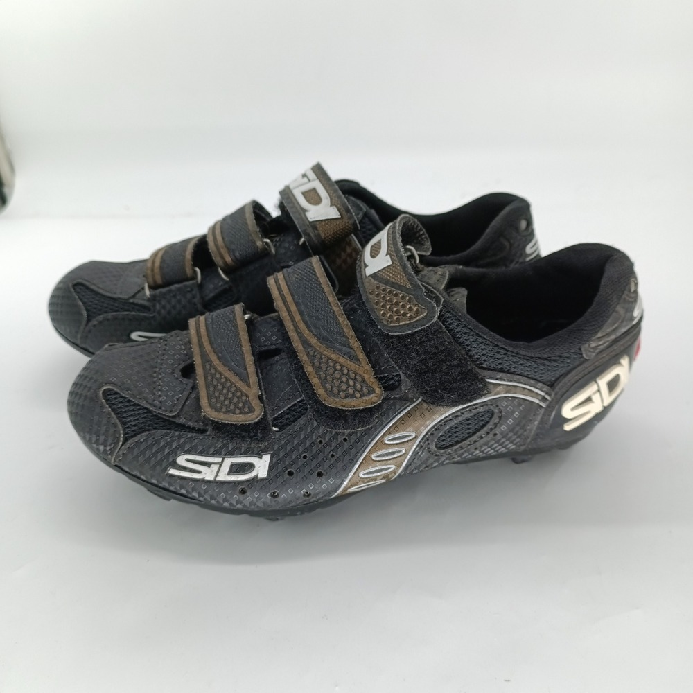SIDI Womens MTB SPD Cycling Shoes Black Gold Shimano  Cleats Size 40 W s7